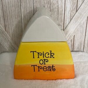 Halloween Candy Corn Cookie Jar
